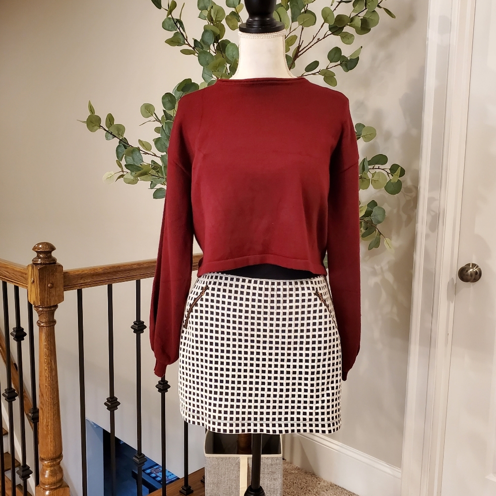 Classic Textured  Skirt
